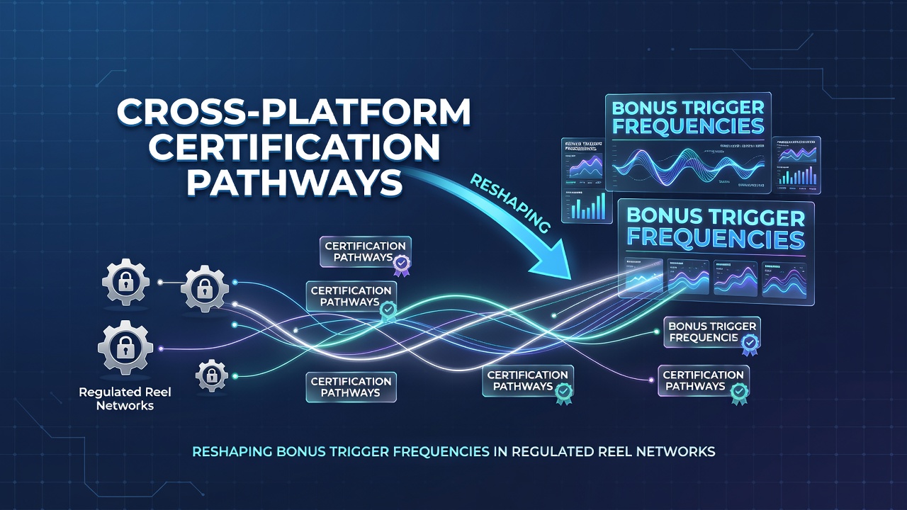 Screenshot of regulatory dashboard displaying bonus trigger frequency metrics across certified reel network platforms