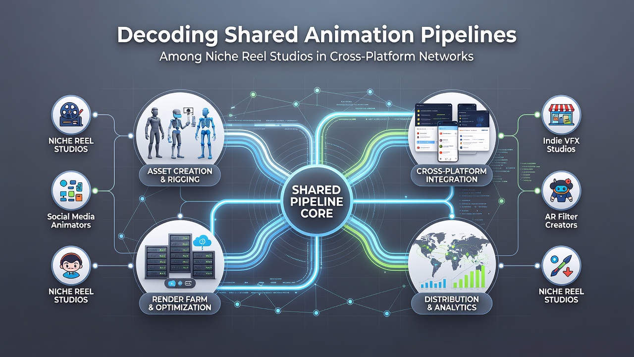 Cross-platform reel animation synchronization example with multiple device previews