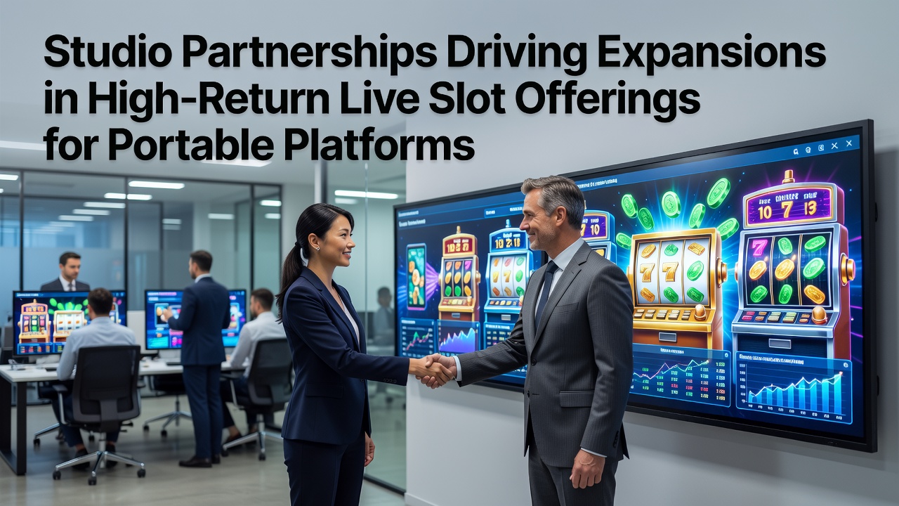 Studio partnerships enabling expansions in high-return live slot offerings across portable platforms