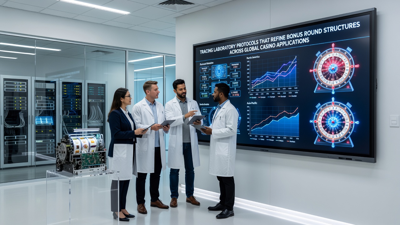 Detailed view of bonus round simulation dashboards used in casino software certification labs